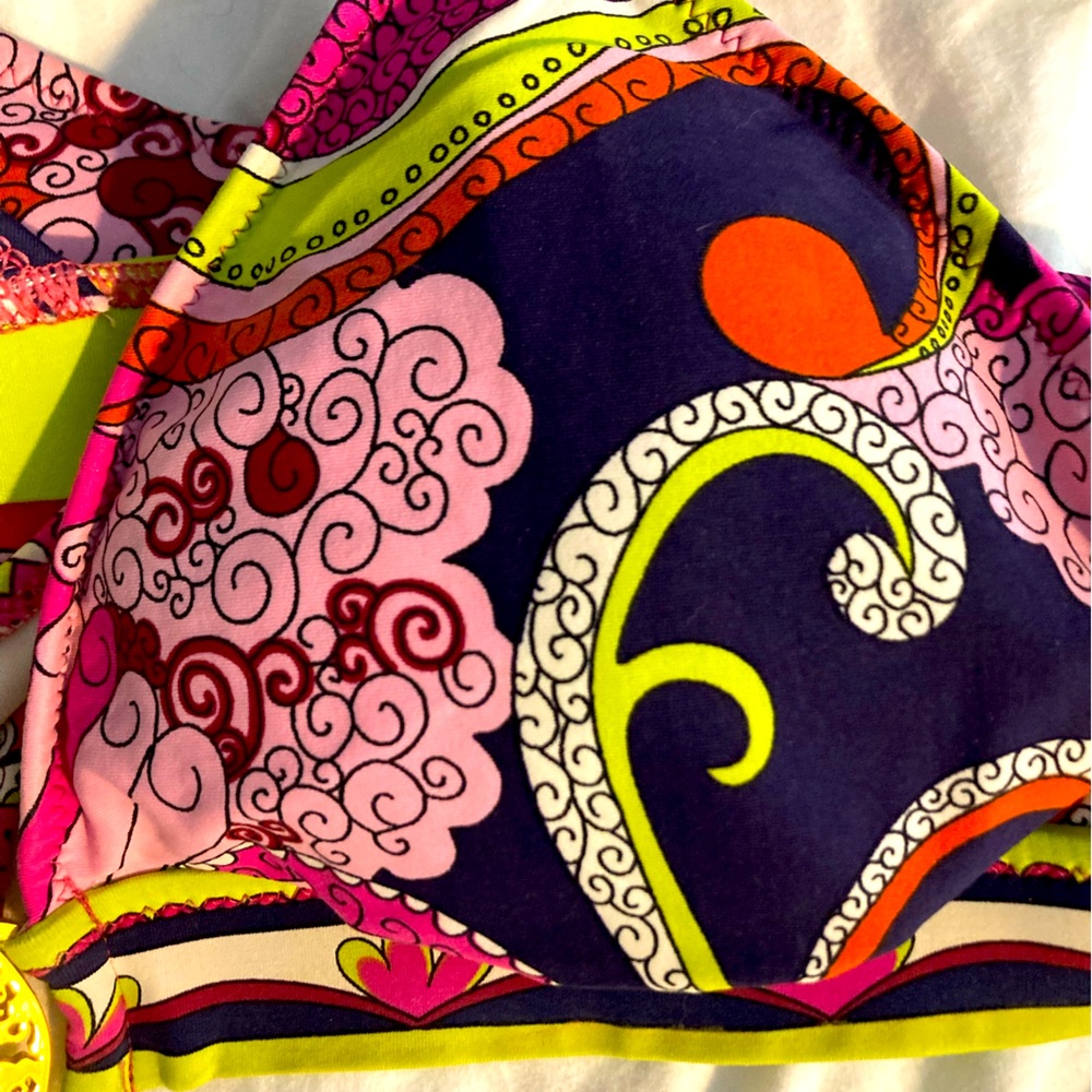 Trina Turk Two piece Paisley/Floral Bathing Suit